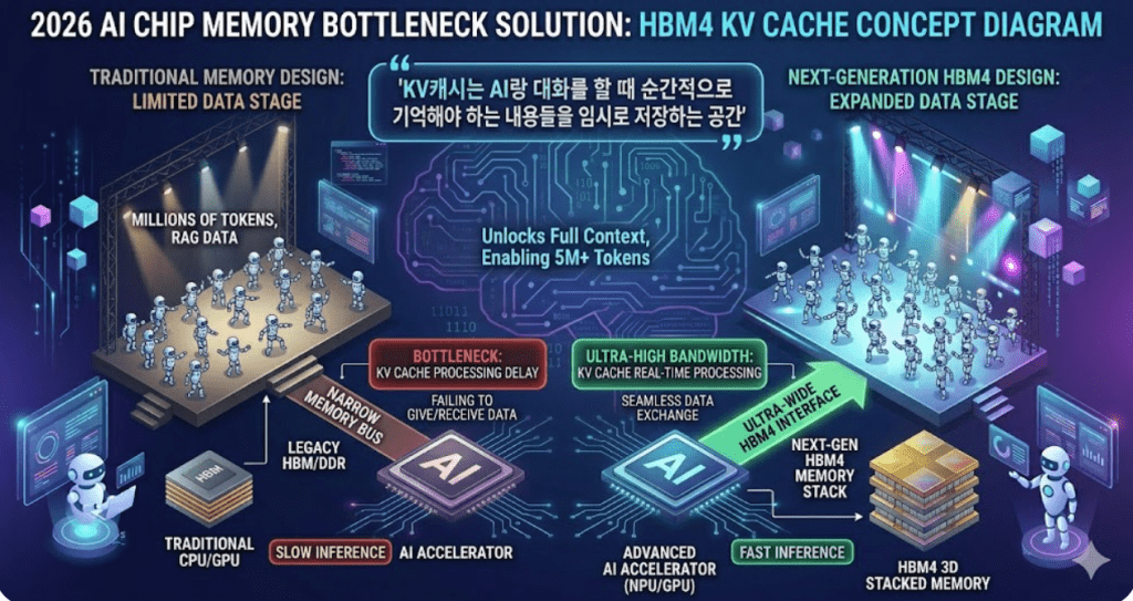HBM4 KV Cache Bottleneck Concept